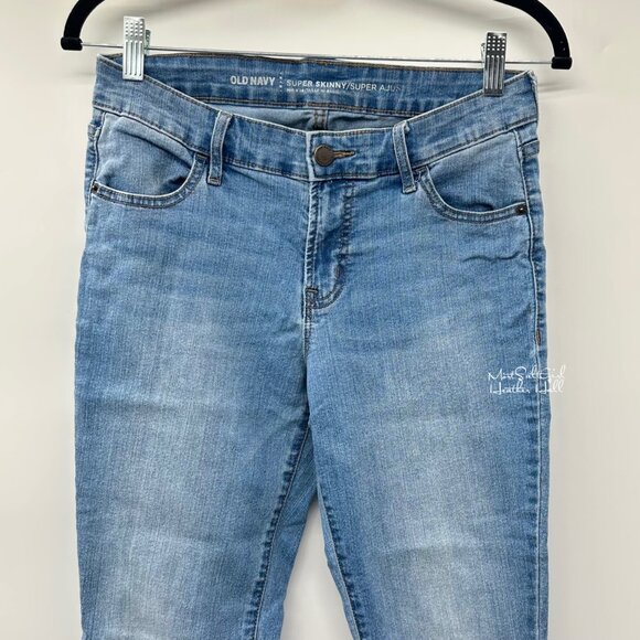 Old Navy Mid-Rise Super Skinny Jeans Size 6 - Picture 3 of 5